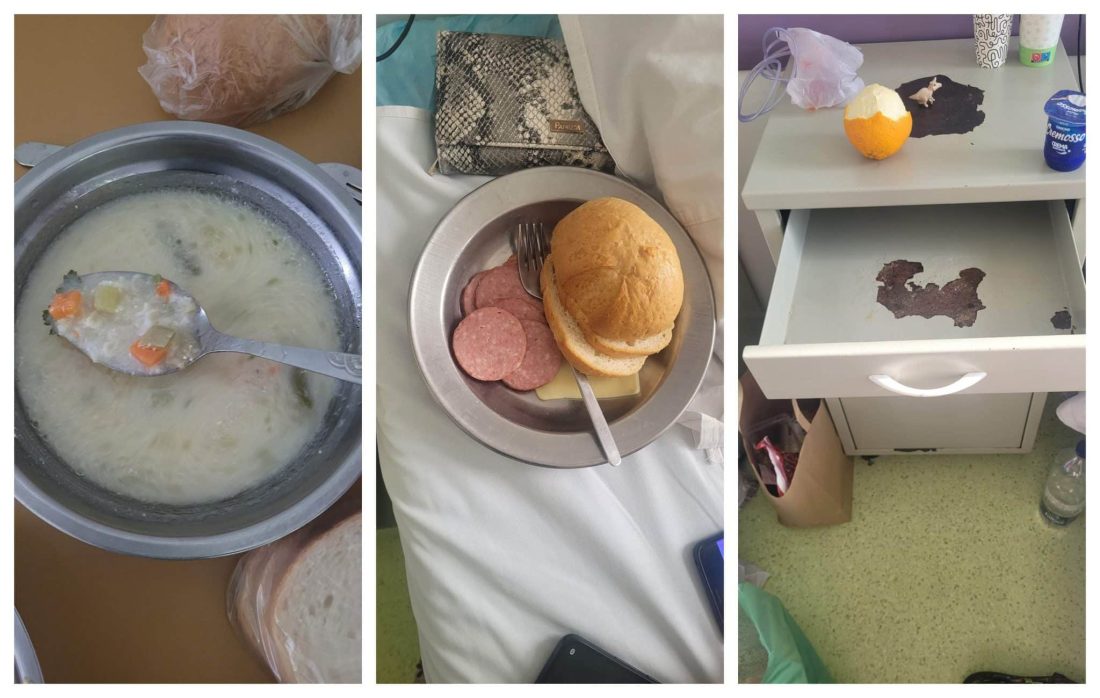 Reacția Spitalului Județean, după imaginile cu mâncarea servită copiilor: Meniurile, avizate de comisia de nutriție. Un procent majoritar de pacienți mulțumiți