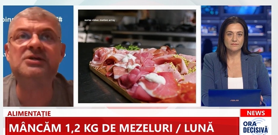 România, campioană la consumul de mezeluri. Dr. Florin Bălănică explică la DOTTO TV cât de periculoase sunt aceste alimente pentru sănătatea noastră