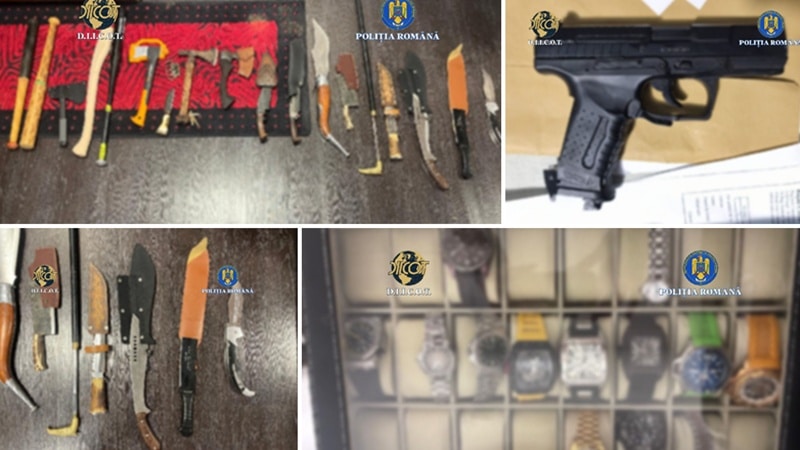 „Calul Troian”, operațiune uriașă la Constanța. 15 persoane reținute, arme, droguri și sute de mii de euro ridicate de DIICOT