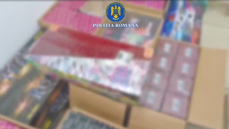 Bărbat prins la Murfatlar cu peste 2.200 de articole pirotehnice transportate ilegal
