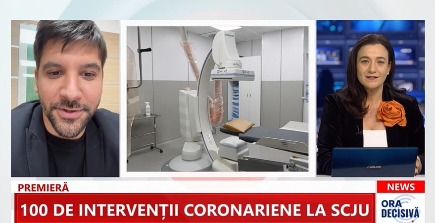 Spitalul Județean Constanța marchează o etapă importantă în cardiologia intervențională: 100 de proceduri coronariene realizate