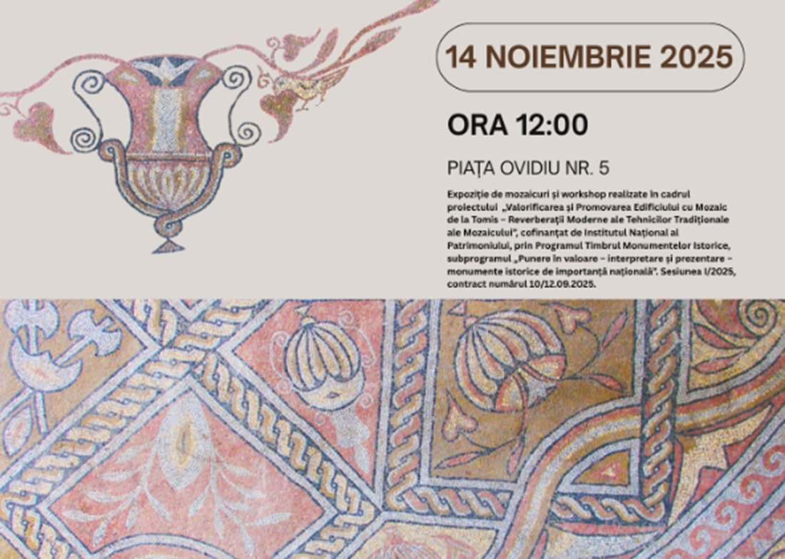 Edificiul Roman cu Mozaic își redeschide porțile vizitatorilor