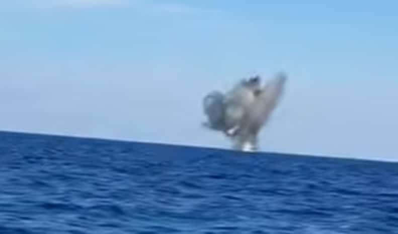 Scafandrii militari EOD din Constanța au distrus o dronă Sea Baby în Marea Neagră. Ucraina susține că nu-i aparține