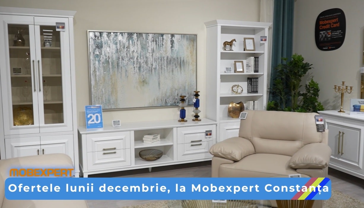 Mobexpert sărbătorește românește! Reduceri de Crăciun la mobilier românesc și decorațiuni pentru casa ta – plata și în rate fără dobândă