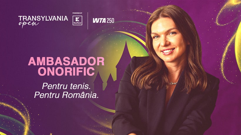 Simona Halep revine la Cluj ca ambasador onorific al Transylvania Open: „E locul unde am trăit momente aproape de sufletul meu”