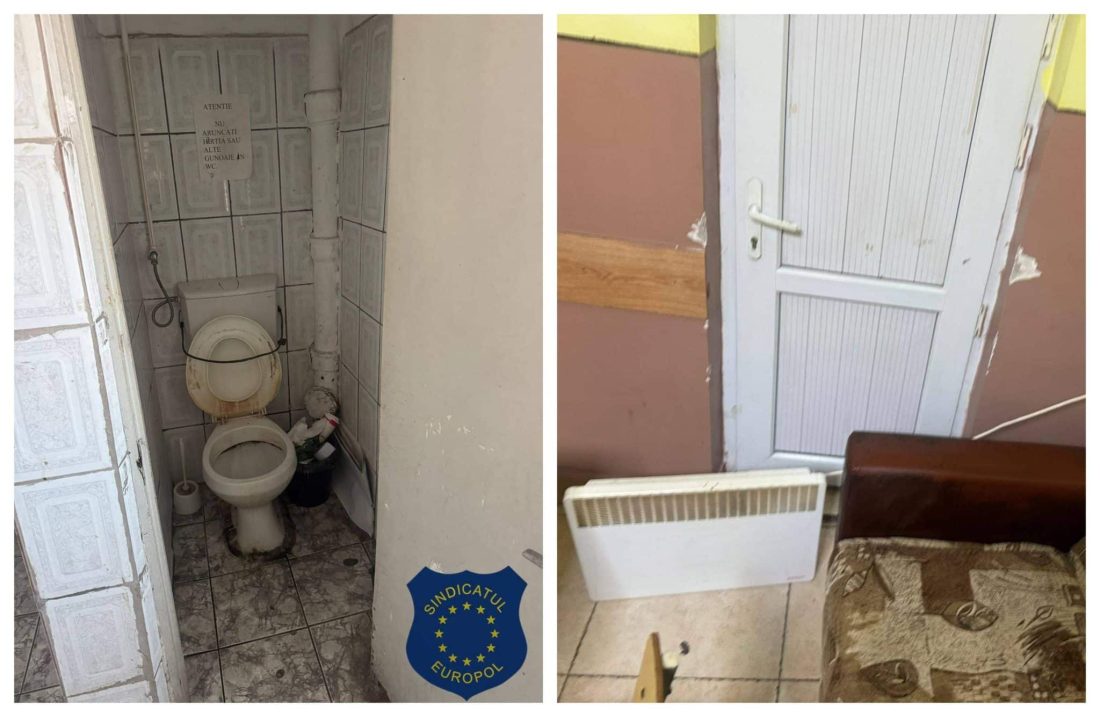 Condiții insalubre la Poliția Năvodari, Sindicatul Europol prezintă imagini cu „grupuri sanitare care arată ca gropile de gunoi”. Reacția IPJ Constanța