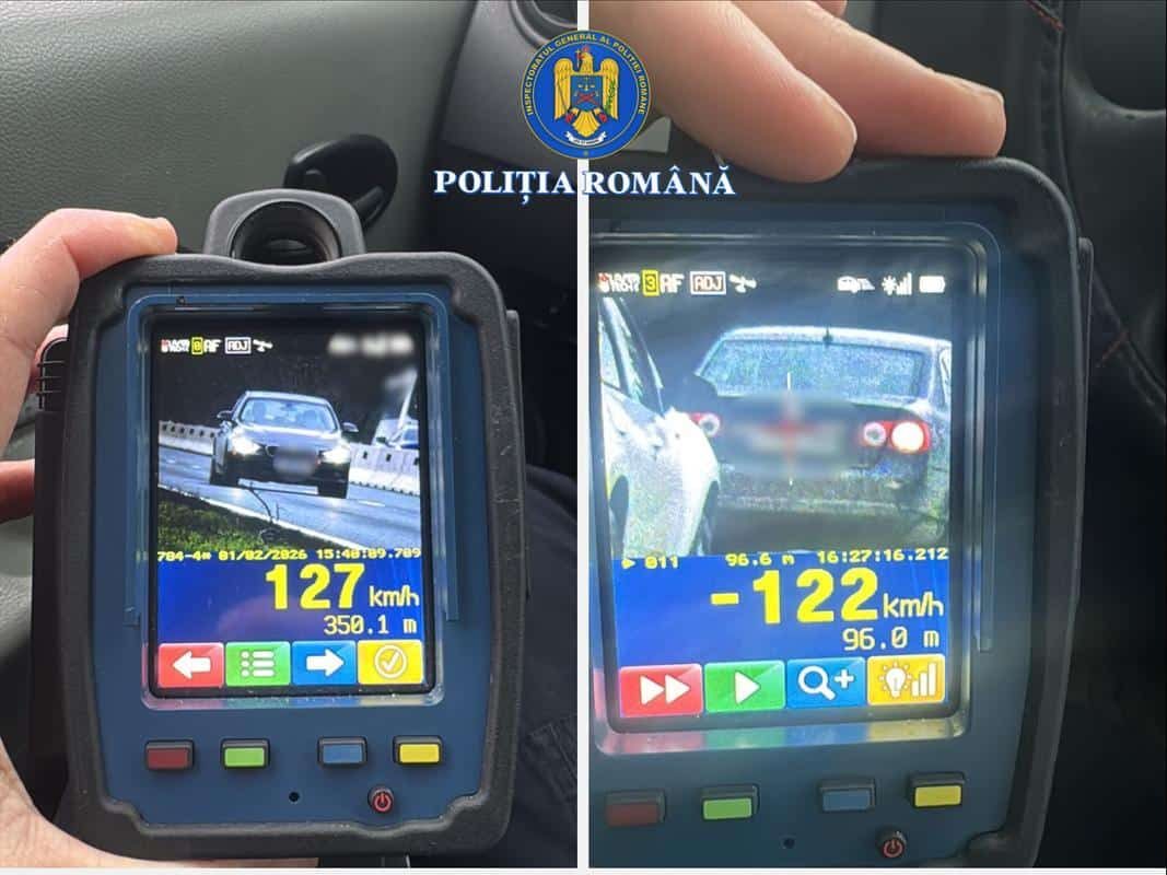 Acțiune a polițiștilor constănțeni: peste 1000 de șoferi au fost amendați pentru viteză excesivă