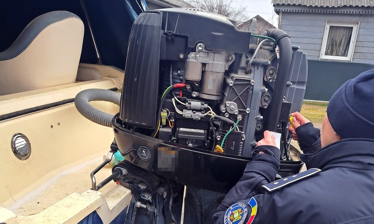 Motor de barcă căutat de autoritățile din Suedia, găsit la Sulina