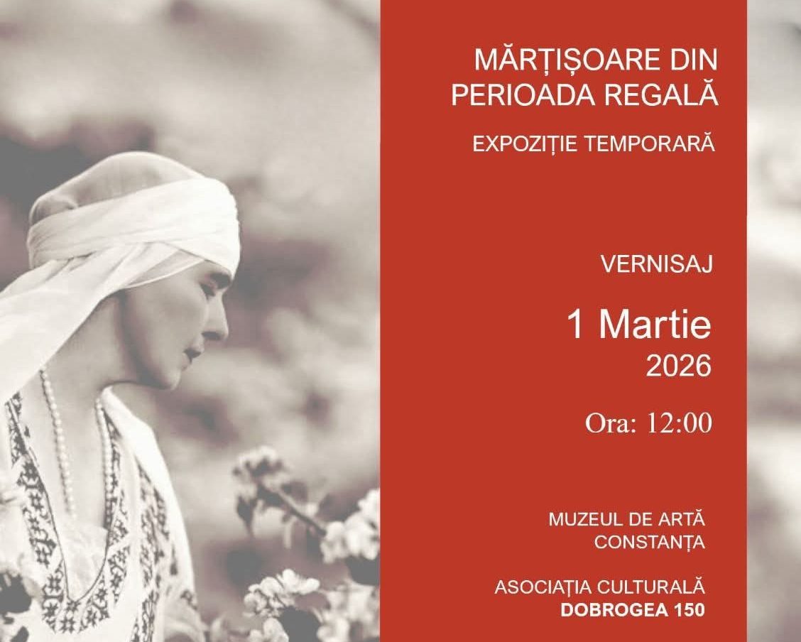 „Mărțișorul în Epoca Regală”: 60 de piese rare, expuse la Muzeul de Artă Constanța