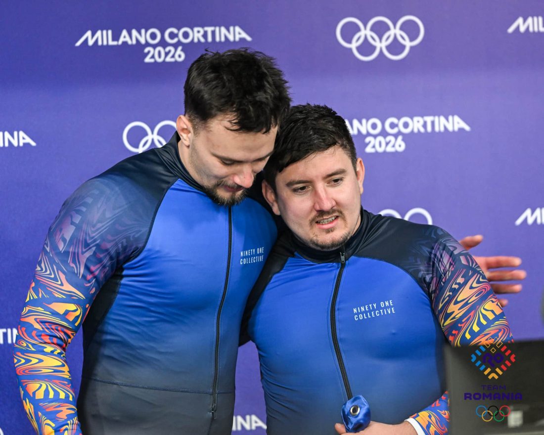 Mihai Cristian Tentea și George Iordache obțin cel mai bun rezultat românesc la bob-2 după 34 de ani: locul 5 la Milano-Cortina