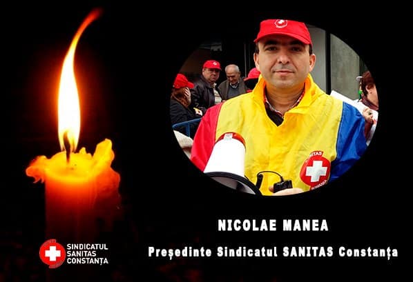 Doliu în sistemul sanitar constănțean. A murit Nicolae Manea, președintele Sindicatului Sanitas Constanța
