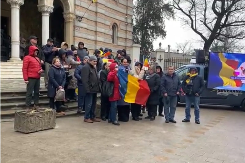 Mobilizare slabă pentru Călin Georgescu la Constanța