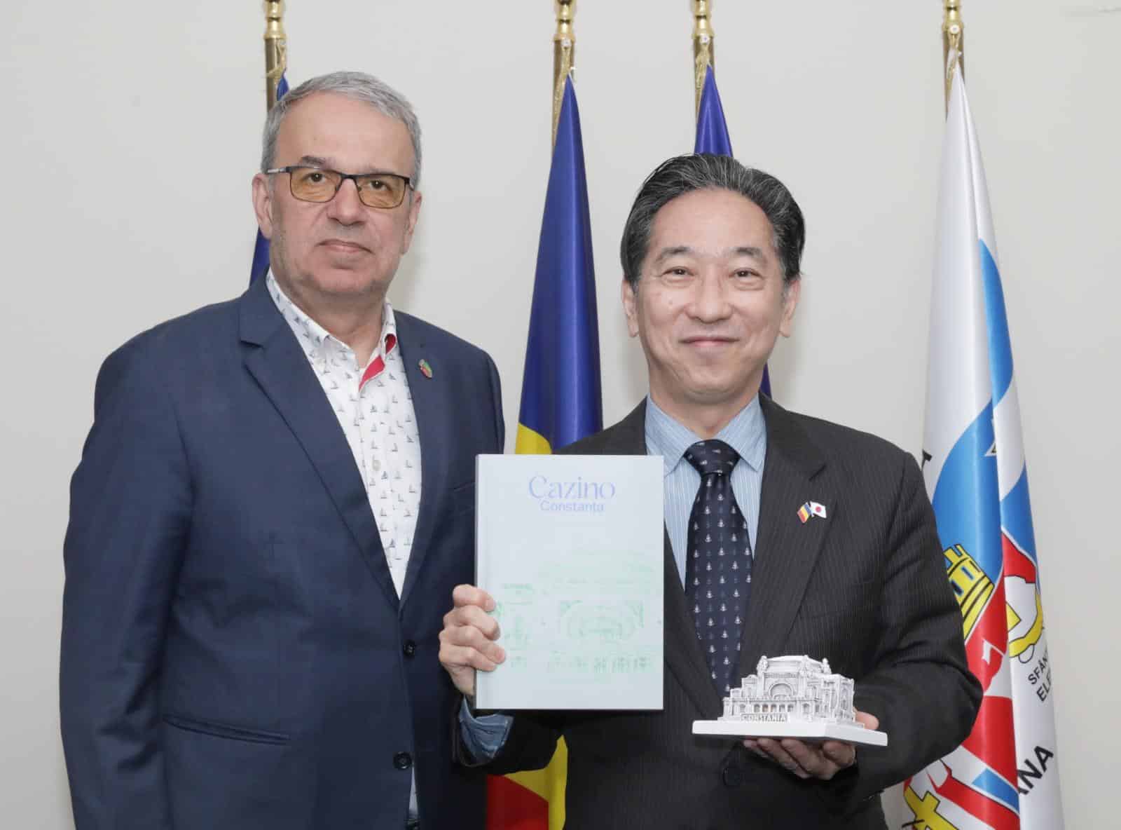 Constanța și Yokohama, 50 de ani de prietenie! Primarul Vergil Chițac a primit vizita Ambasadorului Japoniei în România
