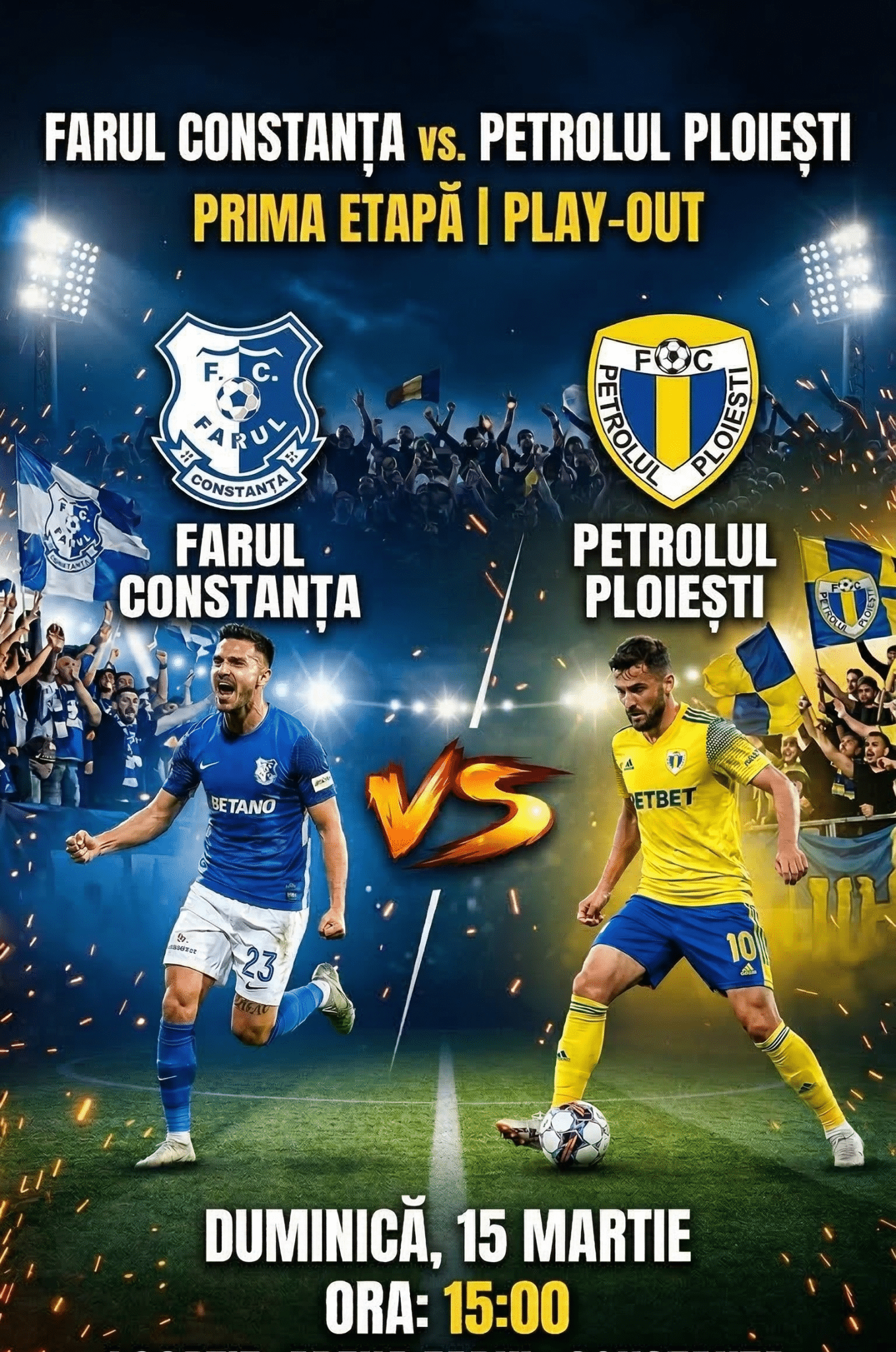 Meciul Farul – Petrolul, o telenovelă fără sfârșit! Când se joacă de fapt?