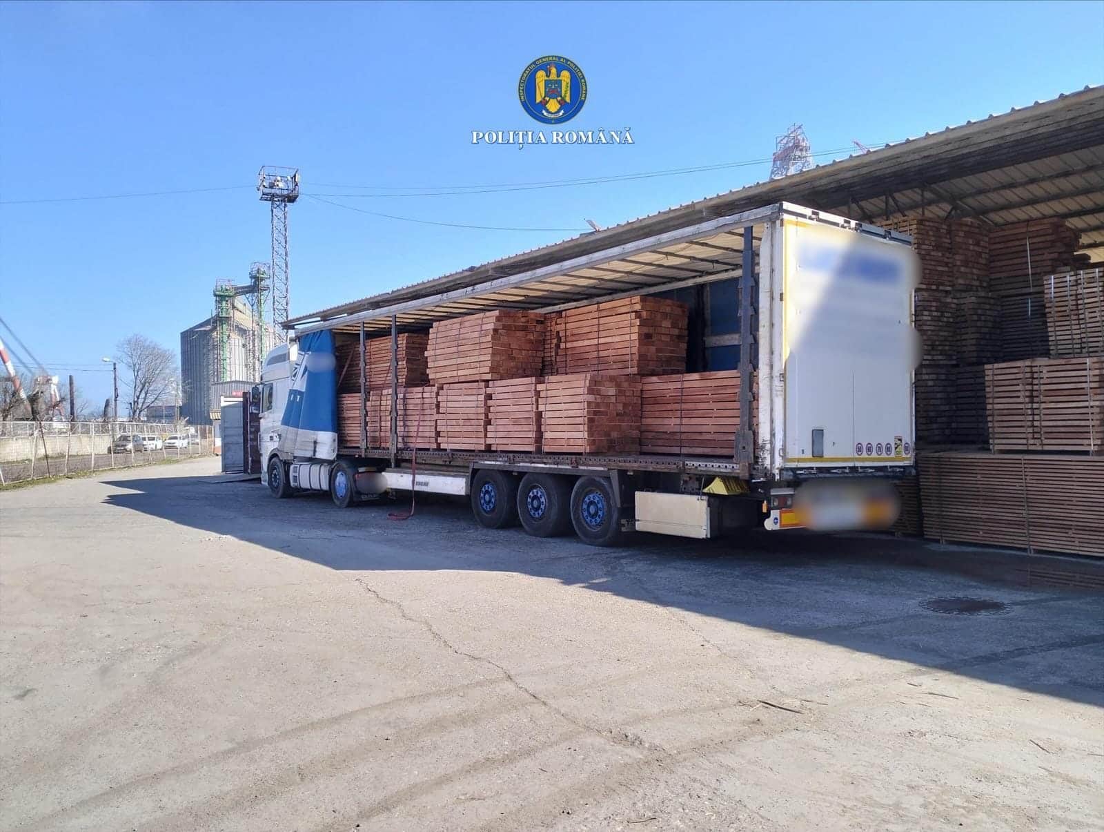 Polițiștii descoperă transport ilegal de cherestea de peste 30 de metri cubi în Portul Constanța