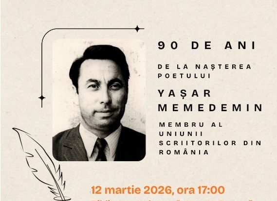 90 de ani de la nașterea poetului Yașar Memedemin. Eveniment la Biblioteca Județeană „Ioan N. Roman”