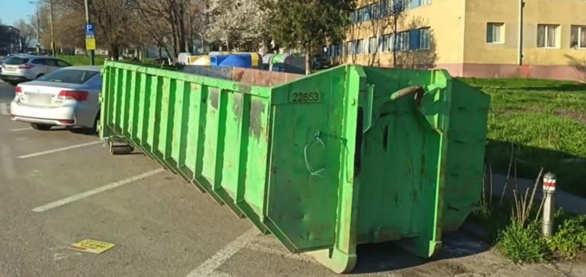 Depozitați gratuit deșeurile voluminoase în containerele de mari dimensiuni! Anunț pentru constănțenii din cartierele Inel II și Poarta 6