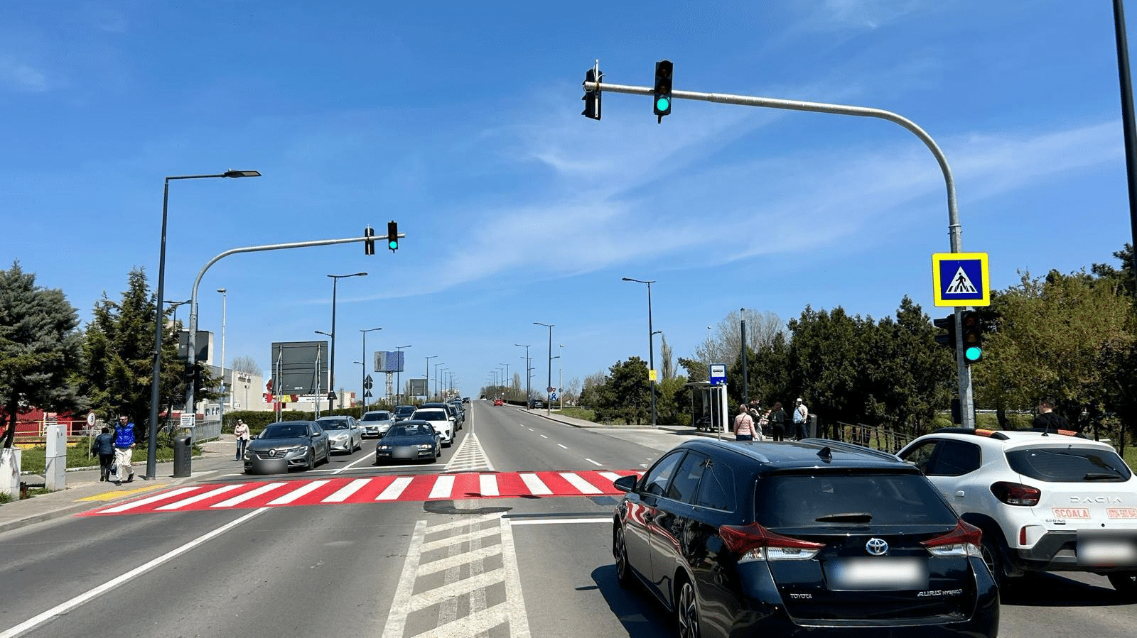 Primăria Costanța: Semafor la trecerea de pietoni de pe Șoseaua Mangaliei, în zona Doraly Mall