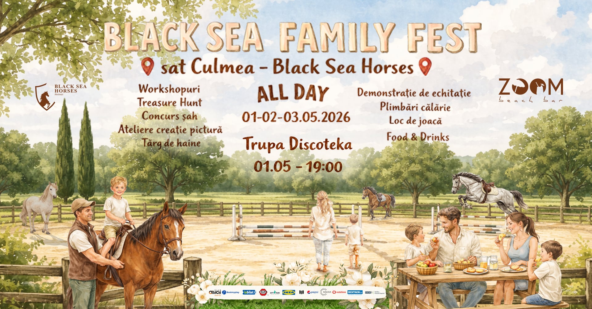 Black Sea Family Fest: 3 zile de natură și experiențe pentru toată familia, la doar 15-20 de minute de Constanța