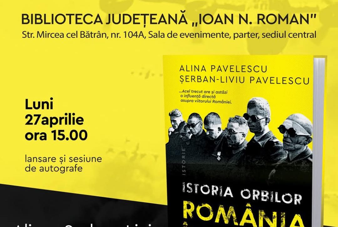 Lansarea volumului „Istoria orbilor. România în război, 1940-1945”, la Biblioteca Județeană „Ioan N. Roman” Constanța