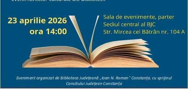 23 aprilie – Ziua Internațională a Cărții și a Dreptului de Autor și #ZiuaBibliotecarului din România: Gala de excelență a Bibliotecii Județene Constanța