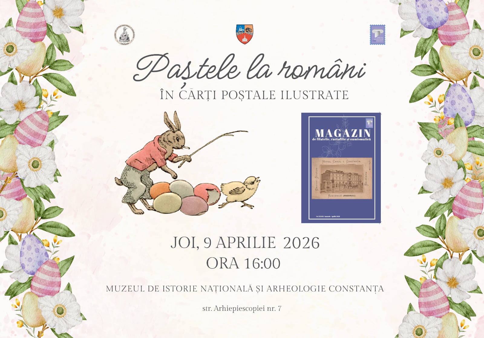 Paștele la români în ouă încondeiate și cărți poștale ilustrate