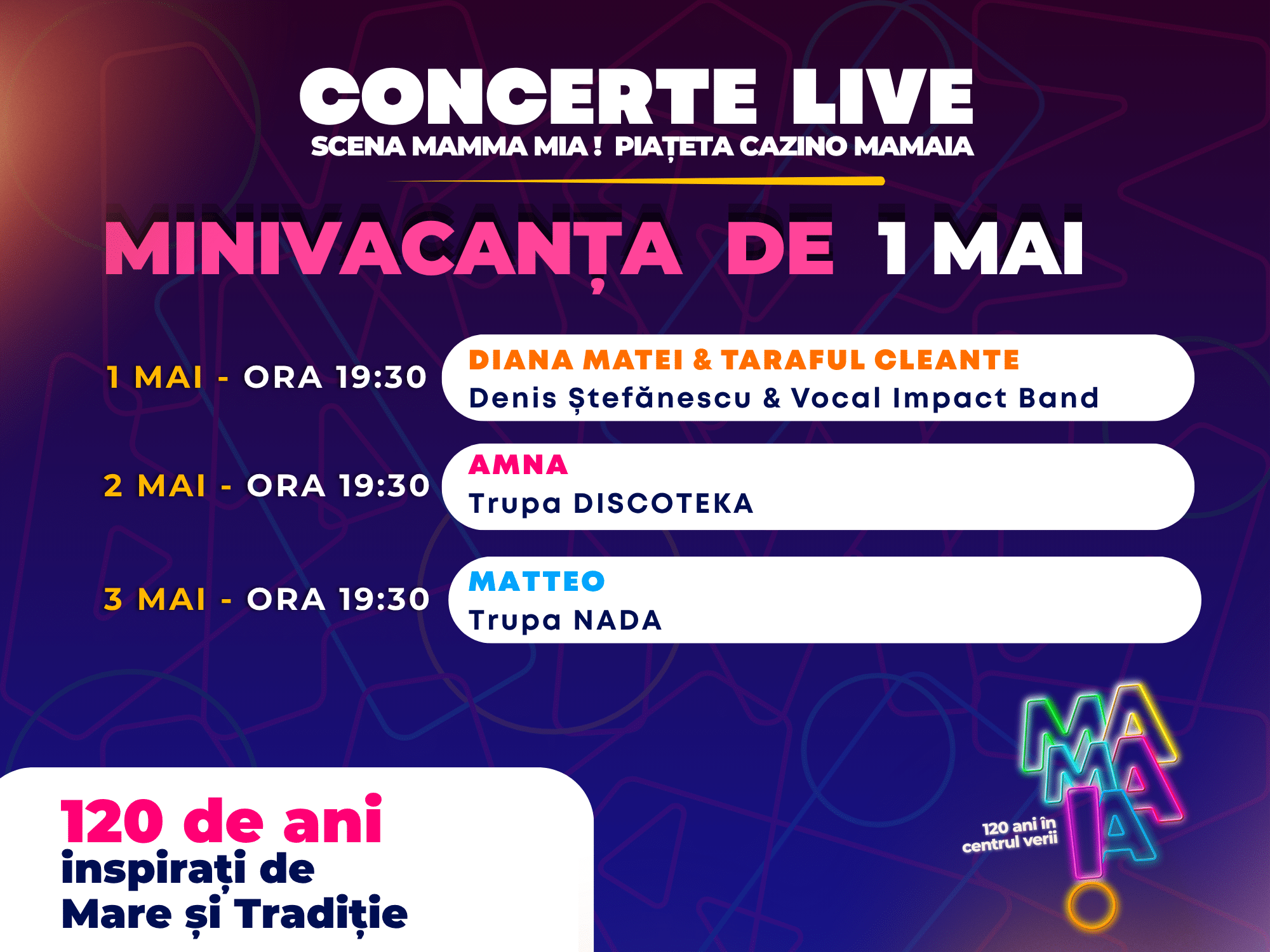 Valuri de distracție la Mamaia în Minivacanța de 1 Mai 2026. Se dă startul unui sezon estival spectaculos!