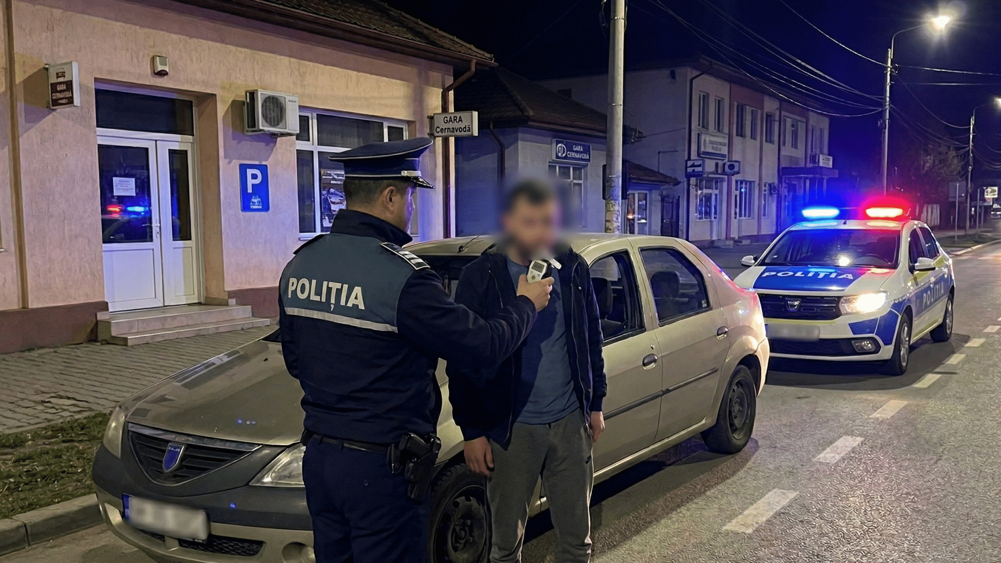 Cernavodă: Șofer de 28 de ani, prins la volan fără permis și sub influența alcoolului