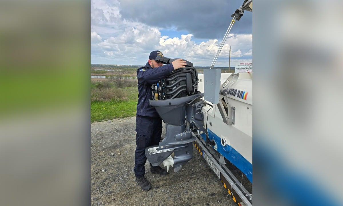 Motor de barcă căutat de autoritățile din Norvegia, depistat de către polițiștii de frontieră din cadrul Gărzii de Coastă
