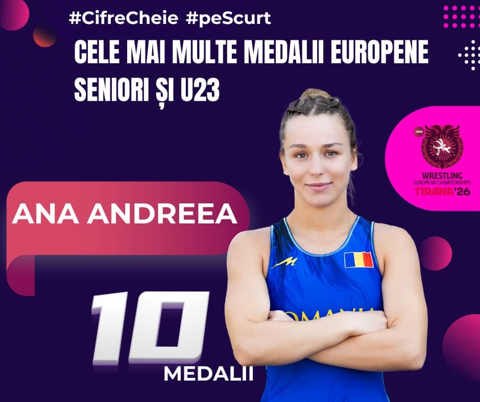 Andreea Beatrice Ana, din Mangalia, record impresionant în luptele europene
