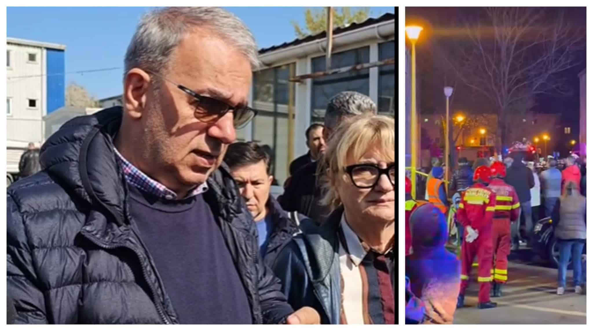 Vergil Chițac, în inspecție după incendiul din cartierul Henri Coandă: „Să nu vă imaginați că cineva are un hotel și vi-l pune vouă la dispoziție”