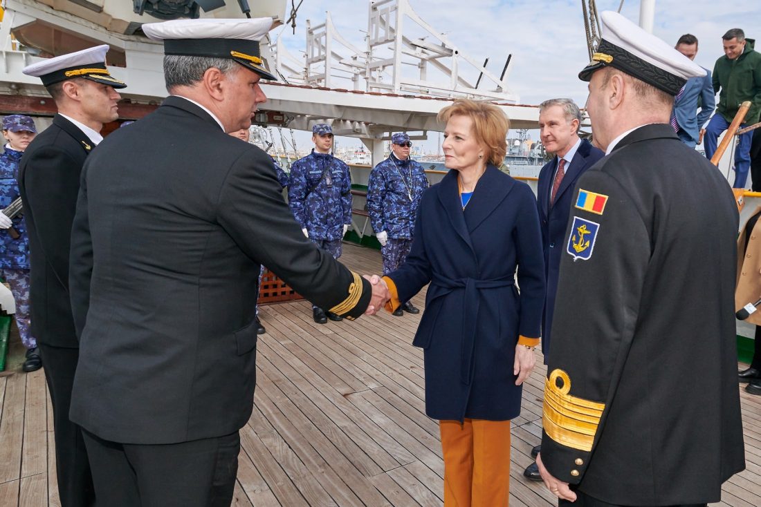 Familia Regală a României urează drum bun Navei-Școală „Mircea” în cel de-al patrulea marș transatlantic