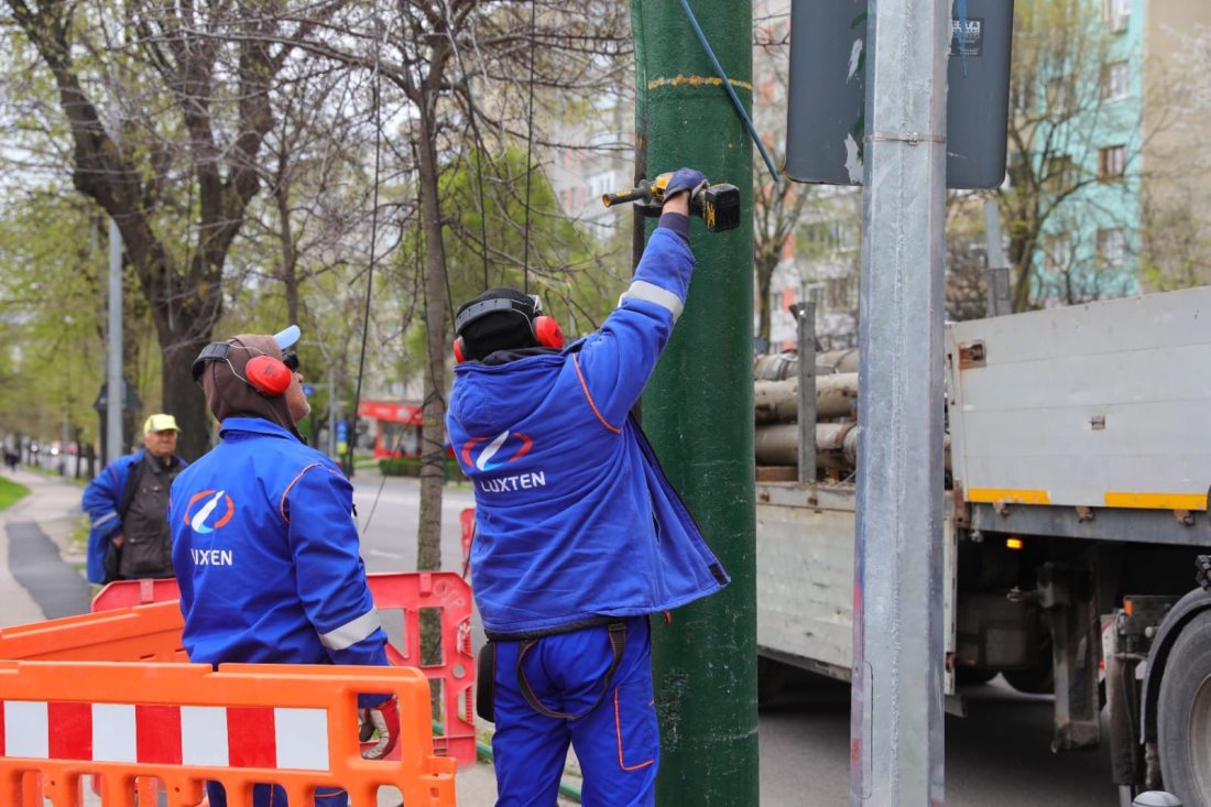 Lucrări de întreținere și modernizare a iluminatului public în mai multe cartiere din Constanța