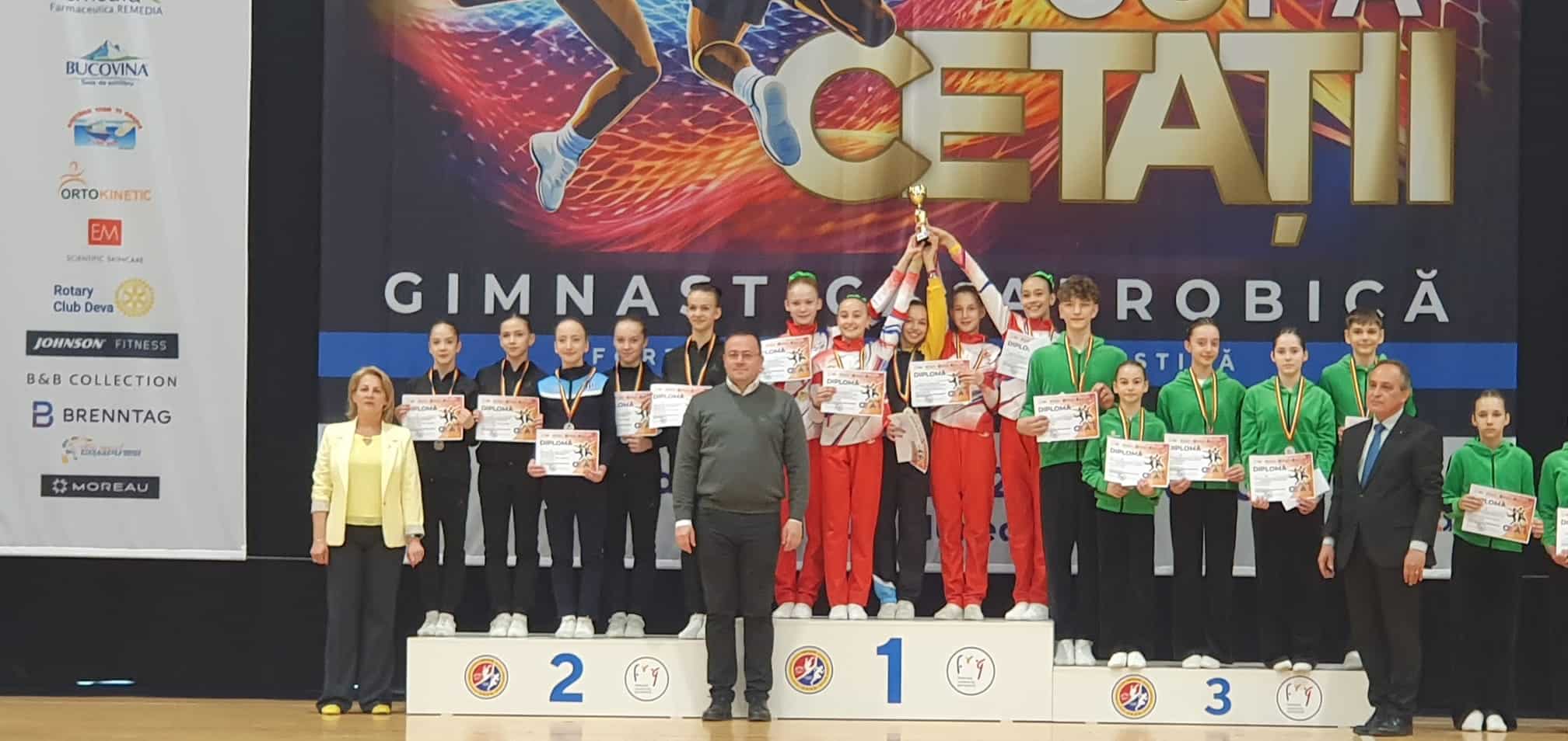 Medalii pentru gimnastica aerobică de la CSM Constanța!
