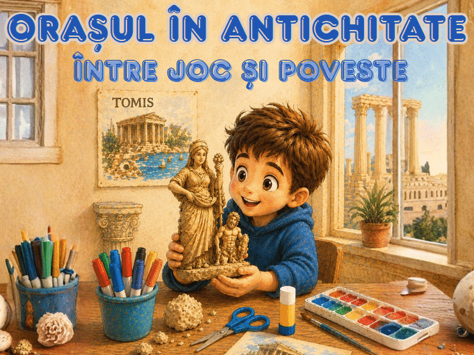 Ateliere creative pentru copii. Orașul Tomis în antichitate, între joc și poveste