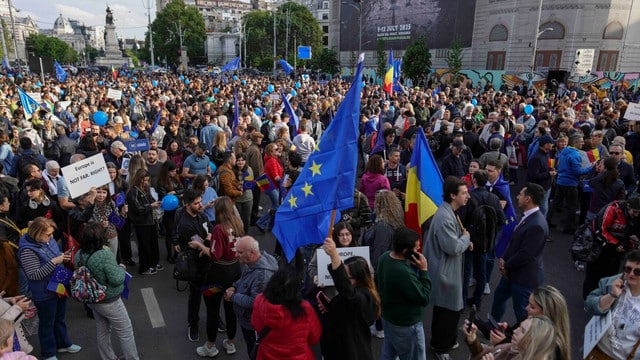 Marș Pro-Europa în Capitală: Unitate și democrație, mesajul esențial