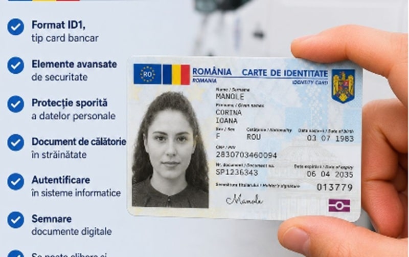 Prima carte electronică de identitate poate fi obținută gratuit până în iunie 2026! Ce acte sunt necesare pentru schimbarea buletinului