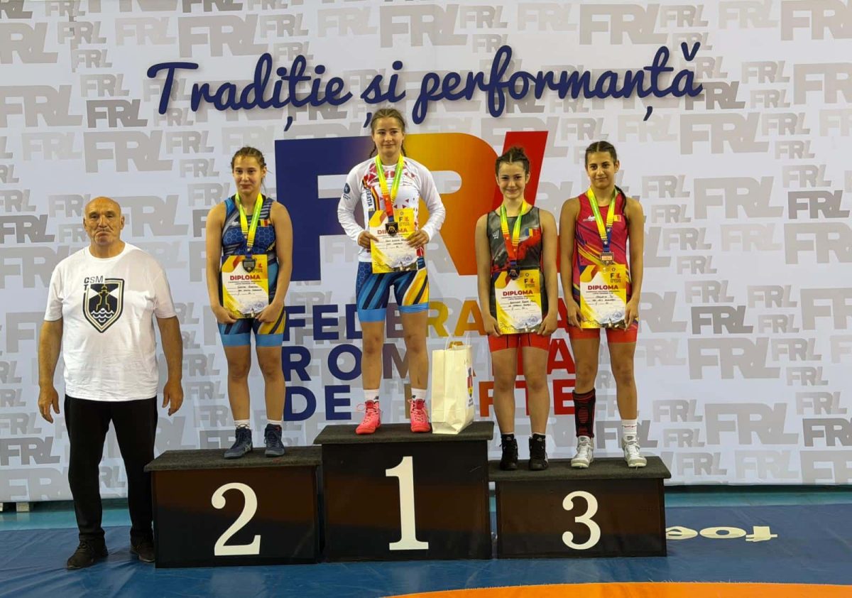 Aur, argint și bronz pentru CSM Constanța la Naționalele de lupte U20!