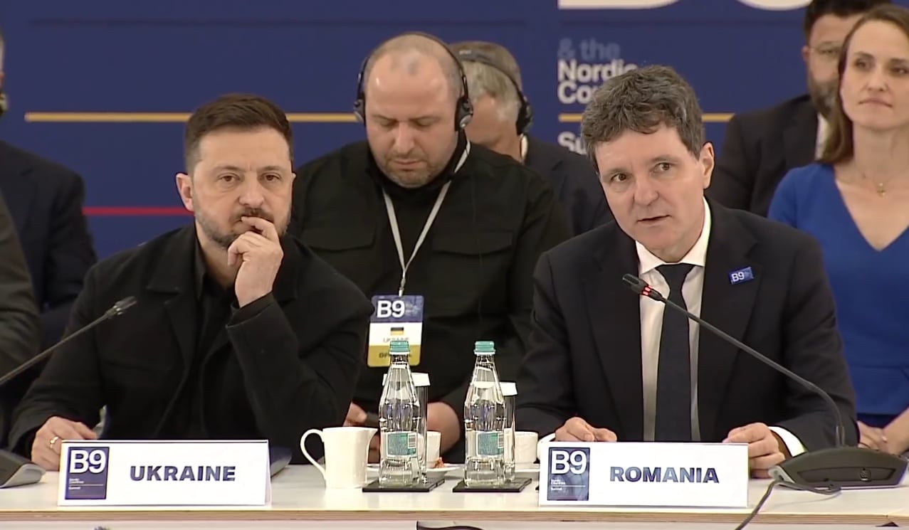 Summitul B9. Volodimir Zelenski: Contăm pe sprijin european, pe pachetul de 90 de miliarde de euro, pentru producerea dronelor