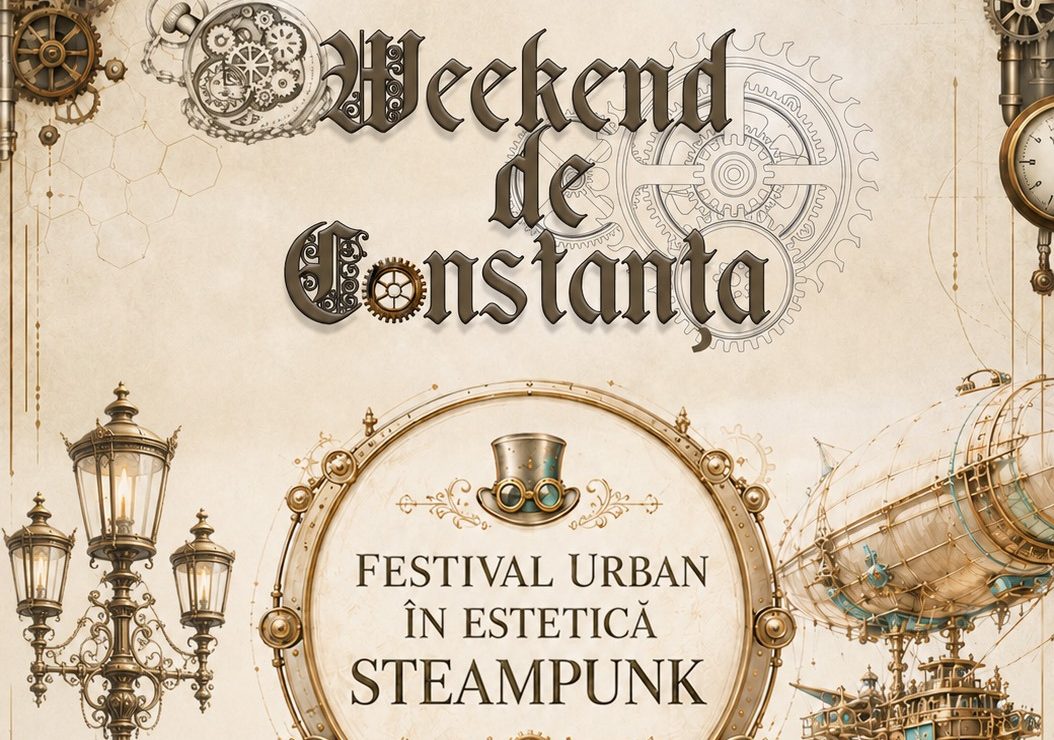 Weekend de Constanța 2026 continuă la Pădurea Urbană Marvimex cu un nou capitol din universul steampunk