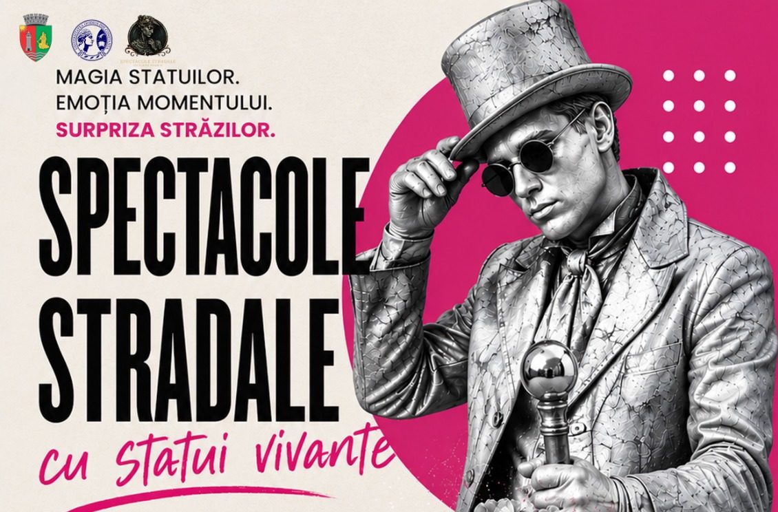 Magia statuilor vivante revine pe străzile Constanței