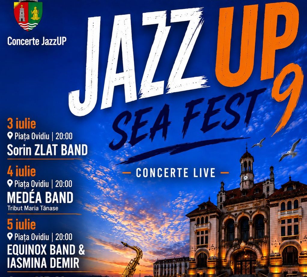 Constanța dă tonul verii: JazzUP Sea Fest revine în Piața Ovidiu, între 3 și 5 iulie