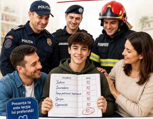 Apel către părinţi, profesori şi comunitate! Campanie MAI „Niciun examen nu merită un copil pierdut. Cea mai mare notă este să ştie că eşti alături de el!”