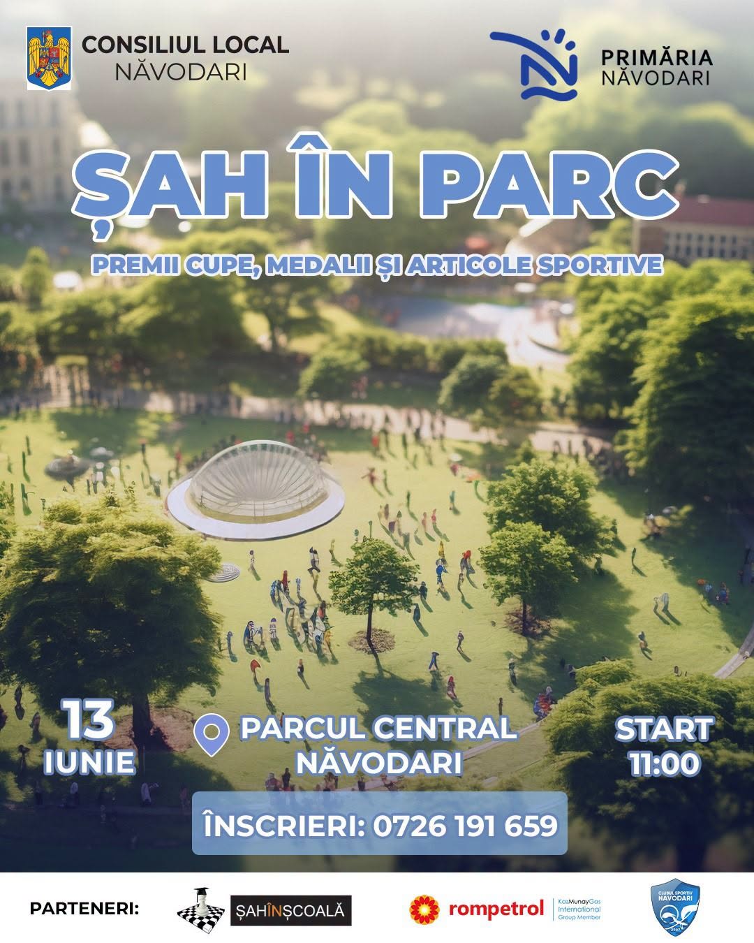 Șah în parc revine la Năvodari