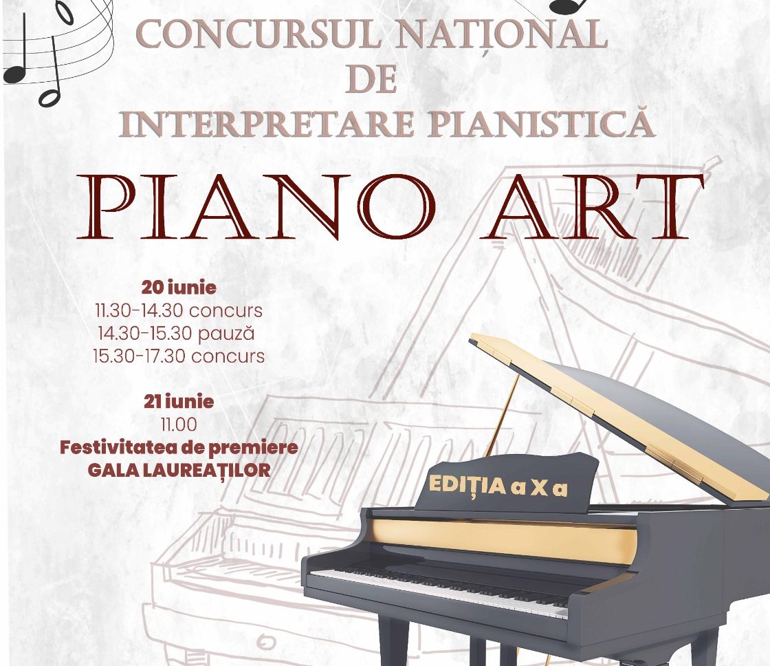PIANO ART 2026: Înscrierile pentru ediția aniversară se încheie pe 5 iunie