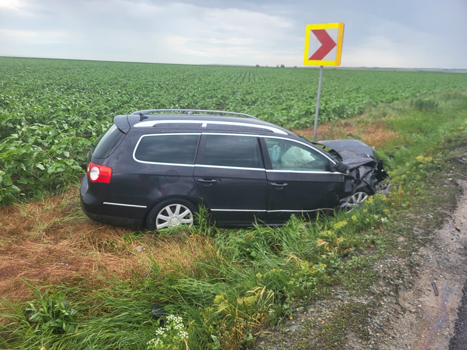 Accident cu trei răniți în Mihai Viteazu. Victimele au fost transportate la spital