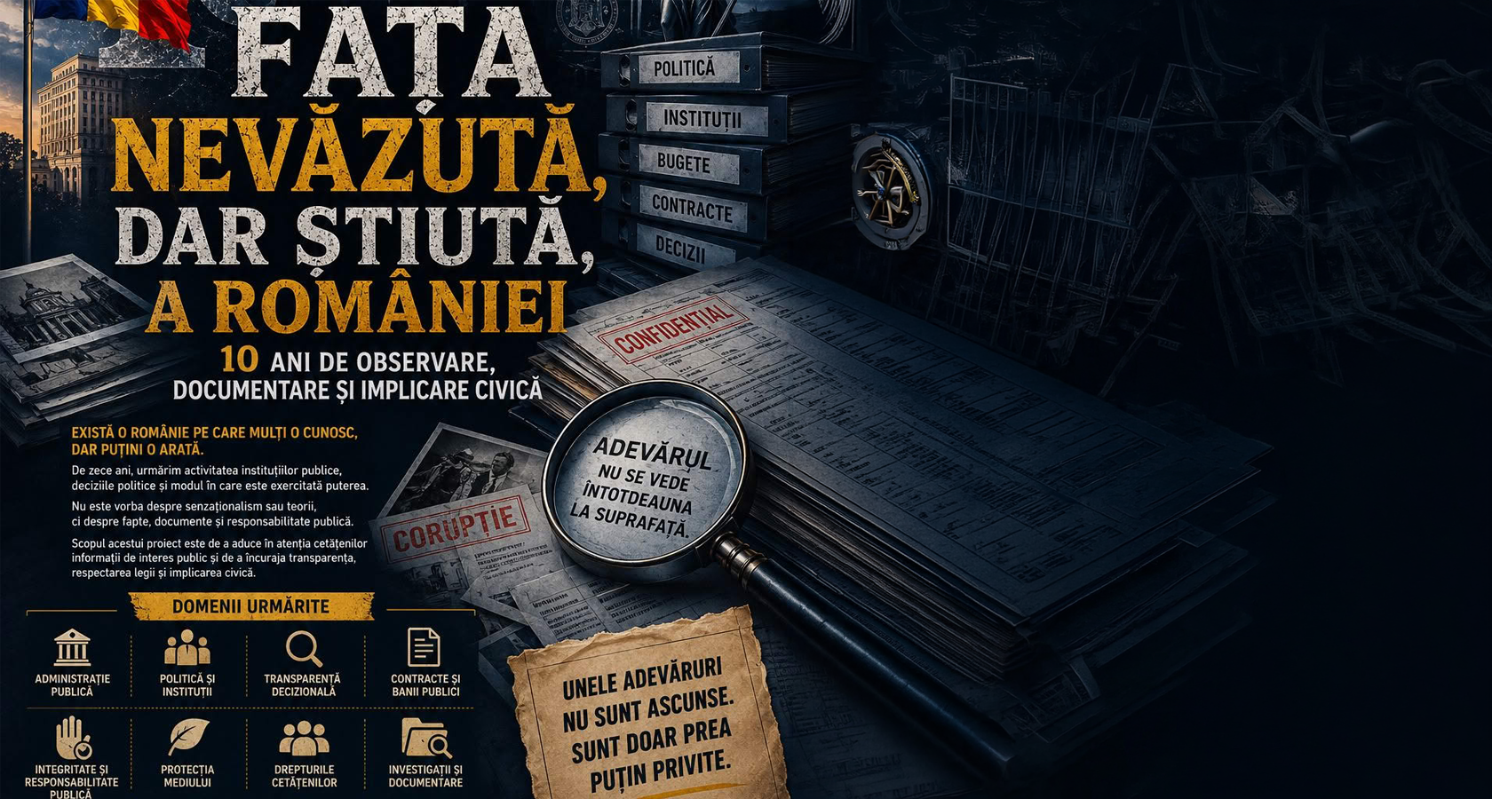 Bogdan Dicu lansează proiectul online „Fața nevăzută, dar știută, a României”