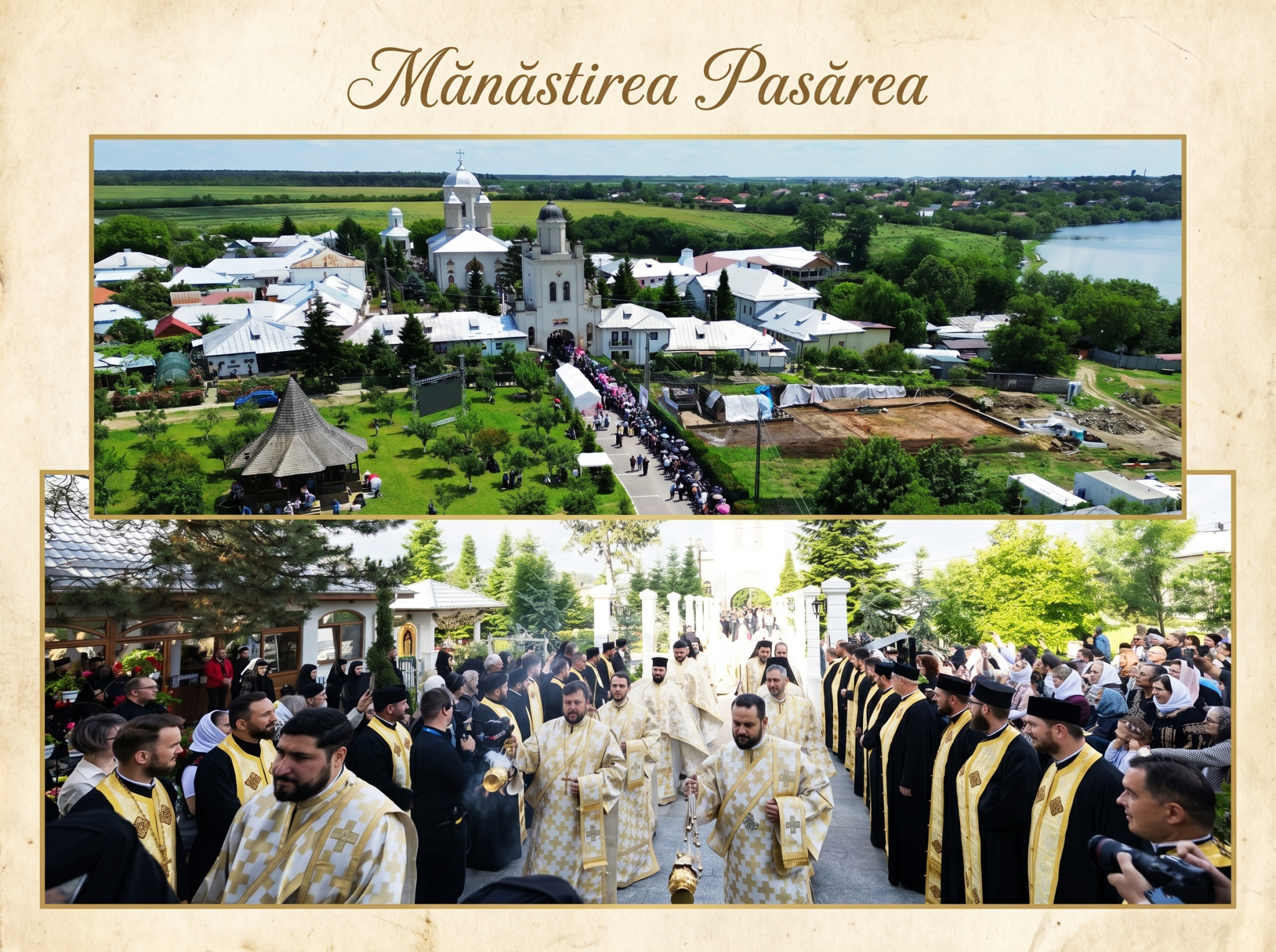 Trei zile în care cerul a coborât pe pământ, la Mănăstirea Pasărea