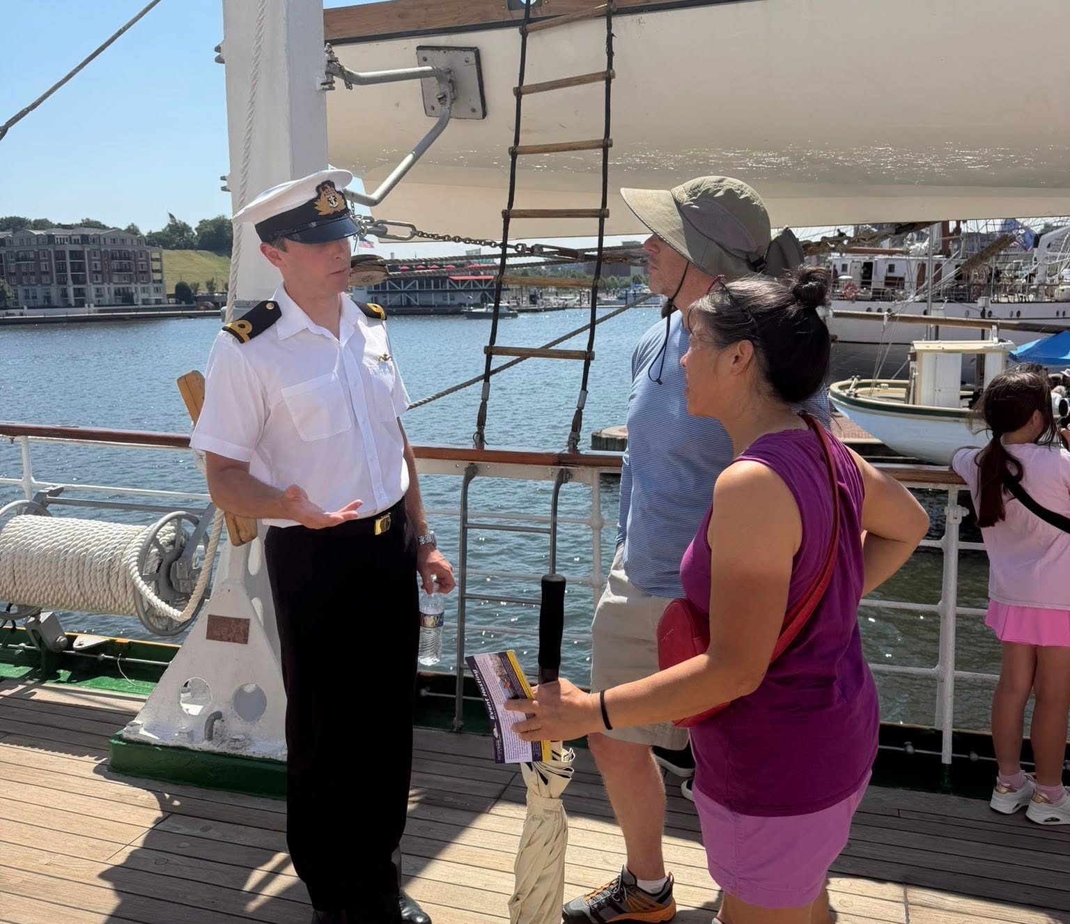 Nava Școală „Mircea” își încheie escala din Baltimore. Peste o mie de vizitatori au urcat la bord în ultima zi