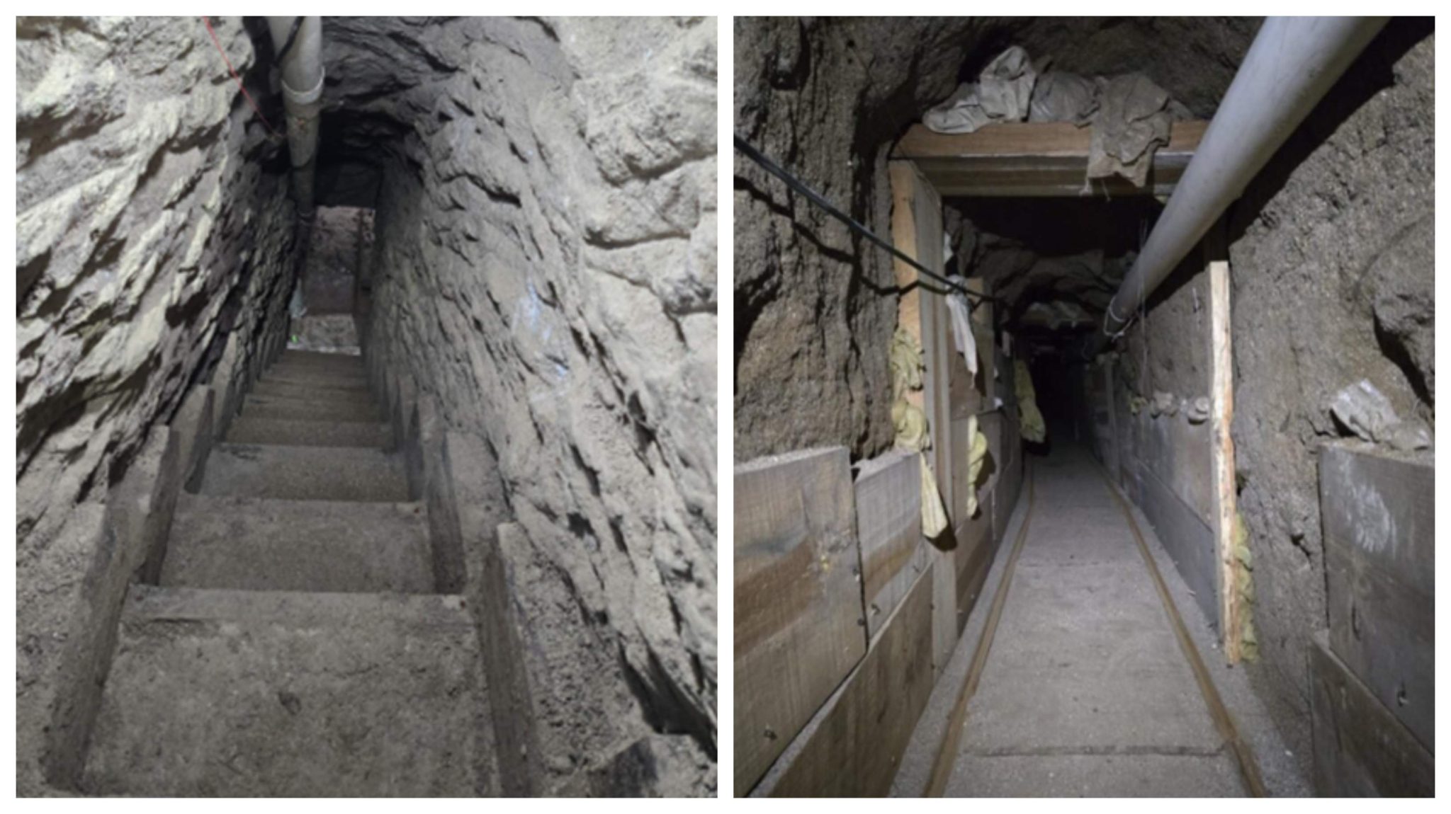 Tunel secret de aproape 600 de metri descoperit la granița SUA-Mexic. Peste o tonă de cocaină, confiscată de autorități